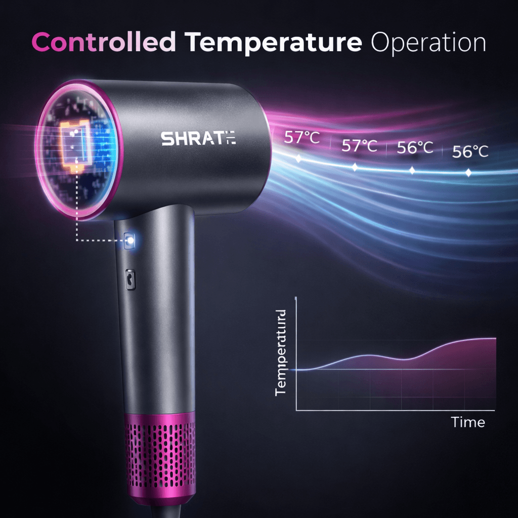 SHRATE Hair Drye - Controlled Temperature Operation