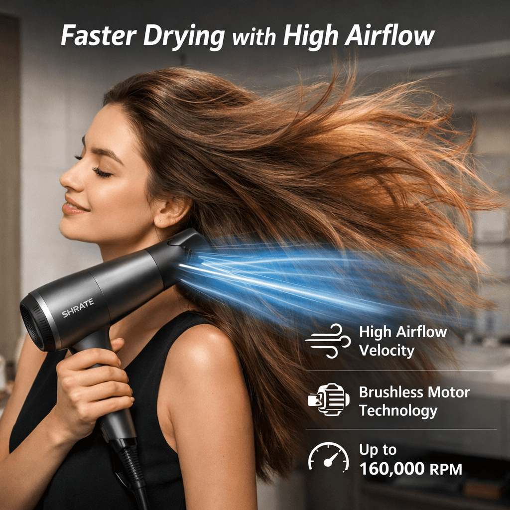 SHRATE - Faster Drying with High Airflow