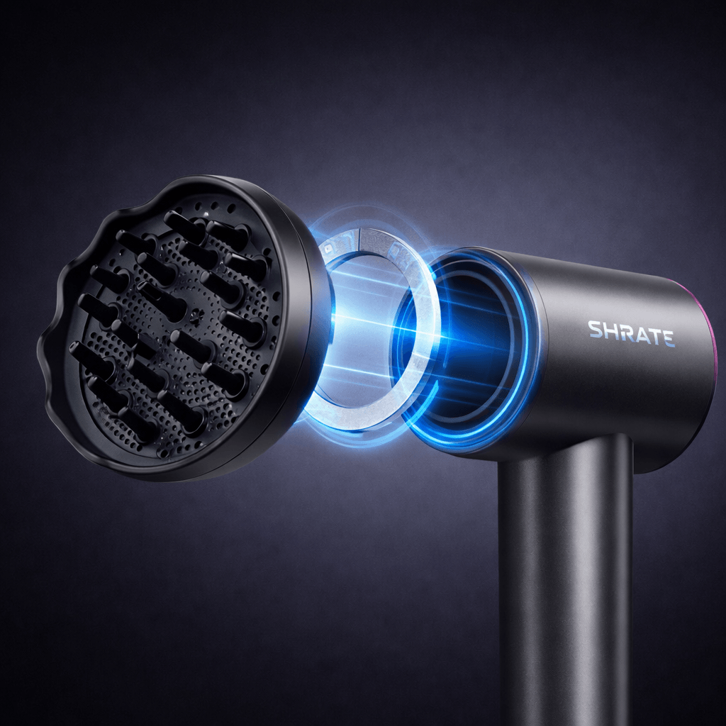 SHRATE Hair Drye - Magnetic Diffuser Attachment