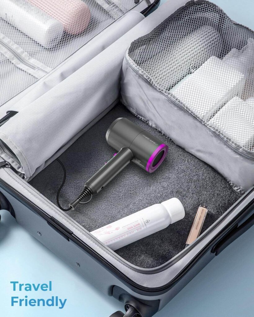 SHRATE Lightweight Ionic Hair Dryer (Travel Version)